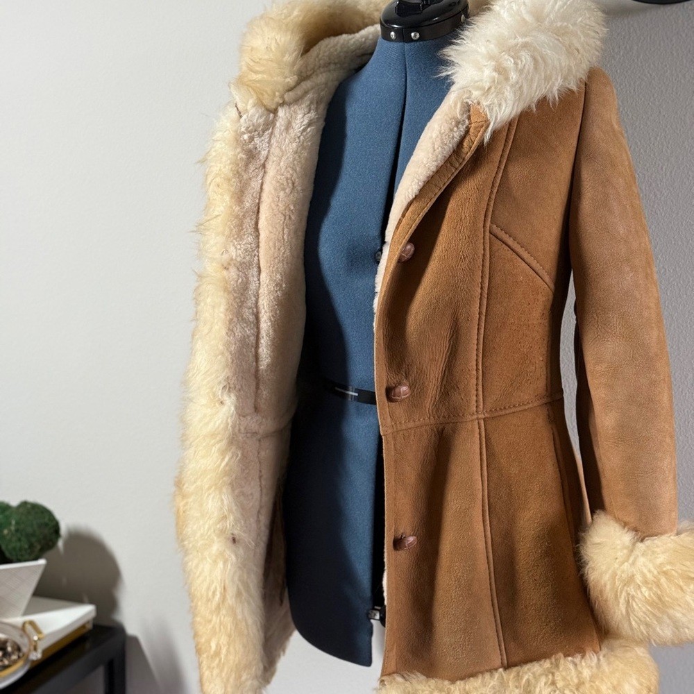 Vintage Shearling Lambskin winter coat